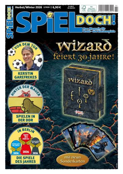 Der Titel der SPIEL DOCH! mit dem Spiel WIZARD von Amigo