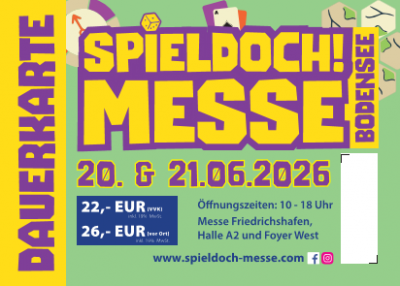 Dauerticket für die SPIEL DOCH! Messe am Bodensee 2026