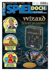 Der Titel der SPIEL DOCH! mit dem Spiel WIZARD von Amigo