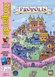 Titelbild der spielbox mit dem Spiel "Propolis" von ALEA